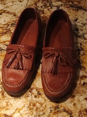 Cole Haan Men’s Brown Leather Tassel Loafers Size 11 M